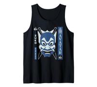 ATLA Zuko Blue Spirit Mask with Chinese Text Retro Cartoon Canotta