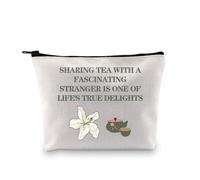 AtlaMakeup Bag Uncle Iiroh Merch Dragon Tea House Anime Fan Gift TV Show Cosmetic Bag, Sharing Tea 3uk, alla moda