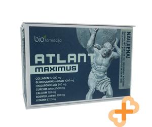 ATLANT Maximus 28 Bustine Collagene Glucosamina Calcio Vitamina C Cartilagine