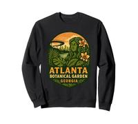 Atlanta Botanical Garden Camicia Floral Muse Skyline View Felpa