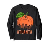 Atlanta Georgia Peach State ATL Pride Vintage Maglia a Manica