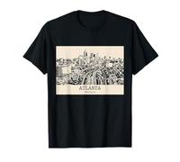 Atlanta, Georgia, Vendemmia, Orizzonte, Maglietta
