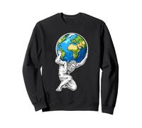 Atlante Che Tiene la Terra Felpa