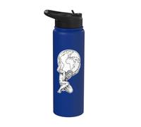 Atlante che tiene la terra Stainless Steel Insulated Water Bottle