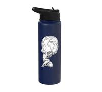 Atlante che tiene la terra Stainless Steel Insulated Water Bottle