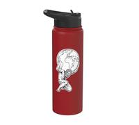 Atlante che tiene la terra Stainless Steel Insulated Water Bottle