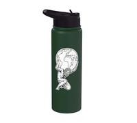 Atlante che tiene la terra Stainless Steel Insulated Water Bottle