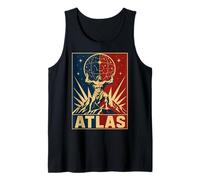 Atlante cosmico Titano Greco Holding Stars Sky Canotta