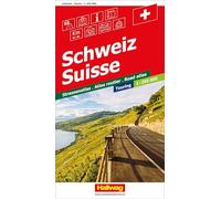 Atlante della Svizzera-Schweiz-Suisse 1:250.000. Ediz. a spirale: Mit Spiralbindung, Transitplänen, Ortsverzeichnis und Reiseinformationen