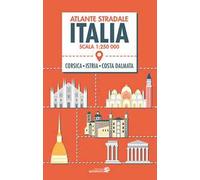 9788869853975 Atlante stradale Italia 1:250.000. Con Corsica, Is...costa dalmata