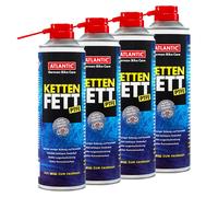Atlantic Grasso Catena Ptfe per Bicicletta 4X 500 ML Secco Spray Olio