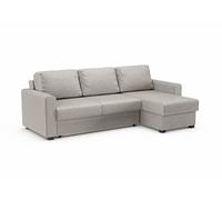 Atlantic Home Collection Cuscino angolare con Funzione Letto e cassettiera Dublin, Grigio, Breite x Tiefe x Höhe: 231 x 150 x 89 cm