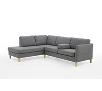 Atlantic Home Collection Divano angolare con pouf sinistro