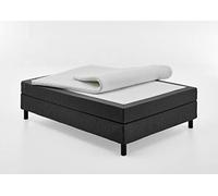 Atlantic Home Collection Happy HAPPY - Materasso a molle Bonell, durezza H2, tessuto antracite, 140 x 200 cm, altezza ca. 58 cm