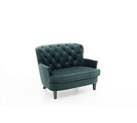 Atlantic Home Collection Leo Loveseats, legno massello, 02 verde, poltrona XXL