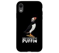 Atlantic Puffin Muffin Seabird Easily Distracted By Puffin Custodia per iPhone XR