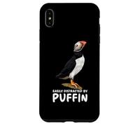 Atlantic Puffin Muffin Seabird Easily Distracted By Puffin Custodia per iPhone XS Max