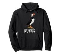 Atlantic Puffin Muffin Seabird Easily Distracted By Puffin Felpa con Cappuccio