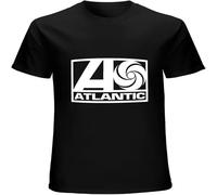 Atlantic Records Men's T Shirt Unisex Tee Clothing Black S