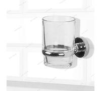 Atlantic Tazza con Supporto Porta Spazzolini 1er Tazza IN Metallo Cromato+