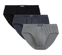 ATLANTIC UNDERWEAR 3bmp-006 Mutande da Uomo, Mix di grapfit, L (Pacco da 3)
