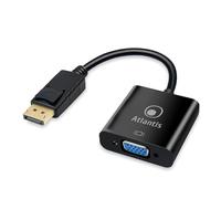 ATLANTIS Adattatore DisplayPort DP a VGA 1080p 60Hz | Per collegare PC/notebook DisplayPort a monitor o proiettori VGA, cavo 15 cm, cod. A04-DP_VGA