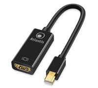 Atlantis Adattatore Mini DisplayPort DP a HDMI 4K, 1080p 60Hz | Maschio-femmina per PC, notebook e Mac verso monitor/proiettori HDMI, cavo 18 cm, cod. A04-MINIDP_HDMI