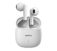 AURICOLARE ATLANTIS SMARTIX TWS SM60-FI9-W BT v5.3 custodia con funzione di ricarica include battery bank da 300mA Bianco