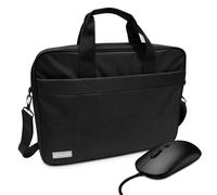 Atlantis Borsa notebook 15.6" pollici + Mouse USB, a tracolla modello Lisbona, i