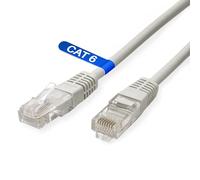 ATLANTIS Cavo Ethernet Cat 6 FTP 2 m, Cavo LAN di Rete, schermato. Connettori RJ45 pressofusi.