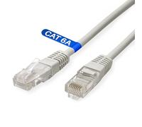 ATLANTIS Cavo Ethernet Cat 6A UTP 15 m, Cavo LAN di Rete. Connettori RJ45 pressofusi.
