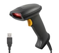 Atlantis Codice a Barre Barcode 1D Laser USB, 300 scansioni al secondo | Laser 650 nm, legge codici farmaceutici, guida rapida, cod. A08-LS160