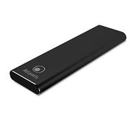 ATLANTIS DiskMaster M2-SATA. Box esterno per SSD M2.SATA. Type_C USB-3.1. SSD M.2/NCFF SATA di dimens.: 22x30, 22x42, 22x60, 22x80. Alluminio satinato NERO.