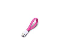 Atlantis Land 0.2m USB 2.0 A - Micro USB 2.0 B M/M cavo USB 0,2 m USB A Micro-USB B Rosa