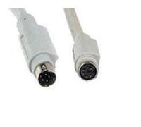 Atlantis Land 2.0m PS2 M/F cavo PS/2 2 m 6-p Mini-DIN Grigio