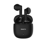 AURICOLARE ATLANTIS SMARTIX TWS SM60-FI9-B BT v5.3 custodia con funzione di ricarica include battery bank da 300mA Nero