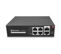 ATLANTIS SWITCH PoE A02-F6P4-65W 6 Porte 10/100Mbps di cui 4 PoE sino a 60W (65W