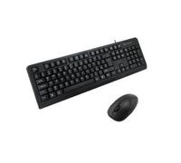 Atlantis Land WK608M Kit Tastiera e Mouse USB Layout IT Nero