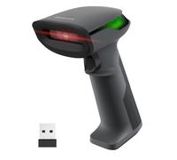 Atlantis Lettore Codice a Barre Barcode Wireless 1D/2D professionale, 60fps | Sensore 640x480, lettura da smartphone/display e codici farmaceutici, USB, guida rapida, cod. A08-LD230P-2D-W