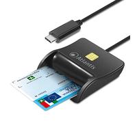 Lettore atlantis p005-smartcr-c smart card reader per cns/crs/ts firma digitale fascicolo sanit. siti gov. type_c 10cm