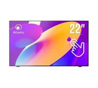 ATLANTIS Monitor Touchscreen 21.4" Full HD Nero LED IPS 10 Punti Touch
