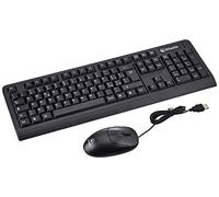 Atlantis Land WK608M Kit Tastiera e Mouse USB Layout IT Nero
