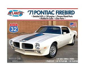 Atlantis Plastic Model Kit-1971 Pontiac Firebird Route 32 -M2009