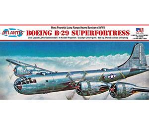 Atlantis Plastic Model Kit With Swivel Stand-Boeing B-29 Superfortress