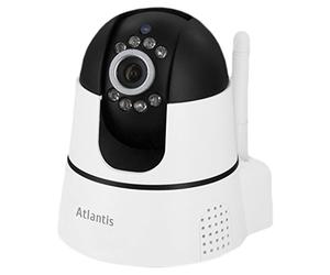 Atlantis PlusCam 7500 MT1 Telecamera IP Wireless Indoor Motorizzata HD 720P, gestione completa da App, 40 euro Gift card CHILI omaggio