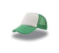 Atlantis Rapper 5 Panel Trucker Cap - Green/White - OS
