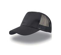 Atlantis Rapper Cotton 5 Panel Trucker Cap - Black/Black - OS