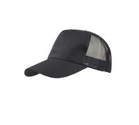 Atlantis Rapper Cotton 5 Panel Trucker Cap - Black/Black - OS