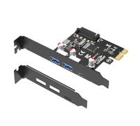 Atlantis Scheda Espansione USB 3.0, PCIe x1, 2 USB-A e 1 USB-C | Scheda PCI Express x1 USB, fino a 5 Gbps; bracket standard e low profile inclusi; solo Windows 11