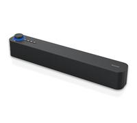 ATLANTIS Soundbar PC 20W, Casse PC, Jack 3.5mm + Bluetooth 5.3 per Smartphone, FireTV, Giradischi,batt. 2400mhA, Radio FM, Altoparlante PC, Portatile, TV, Smartphone Dim 420x60x74 mm Nero P003-C0820-B